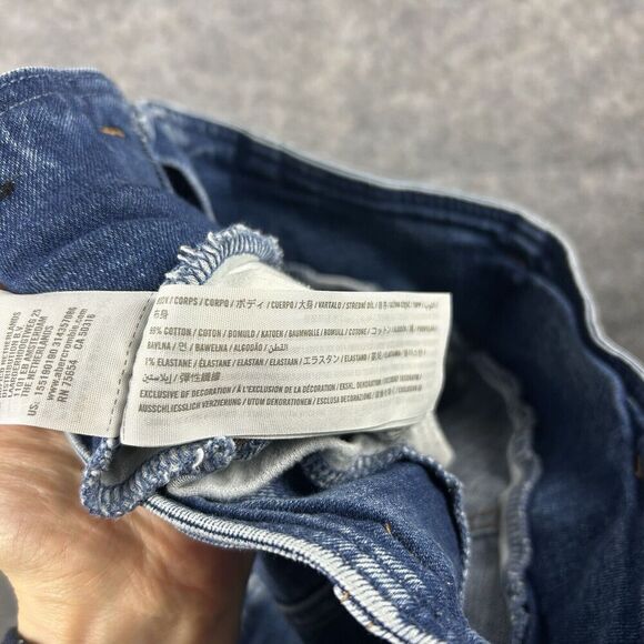 Abercrombie & Fitch Jeans Womens 30/10 Blue Denim Ultra High Rise Mom Jean Pants - Picture 9 of 12